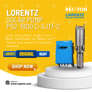 Pompa Air Tenaga Surya Lorentz PS2-1800 C-SJ17-2