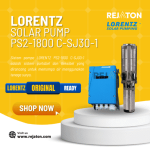 Pompa Air Tenaga Surya Lorentz PS2-1800 C-SJ30-1