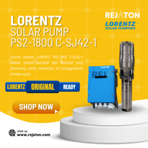 Pompa Air Tenaga Surya Lorentz PS2-1800 C-SJ42-1