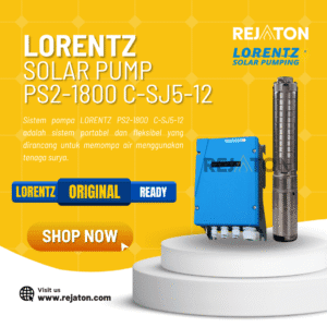 Pompa Air Tenaga Surya Lorentz PS2-1800 C-SJ5-12
