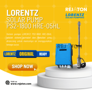 Pompa Air Tenaga Surya Lorentz PS2-1800 HRE-05HL