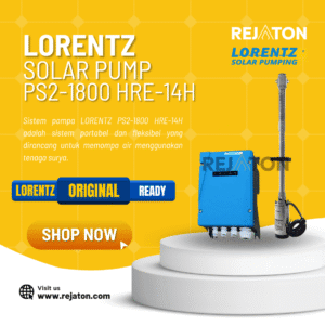 Pompa Air Tenaga Surya PS2-1800 HRE-14H Lorentz