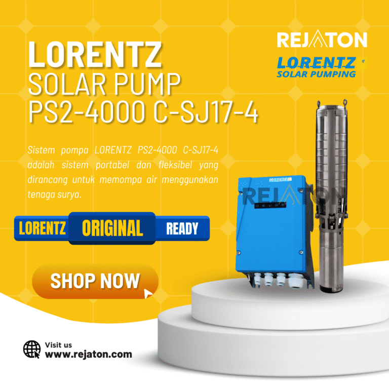 Pompa Air Tenaga Surya PS2-4000 C-SJ17-4 Lorentz