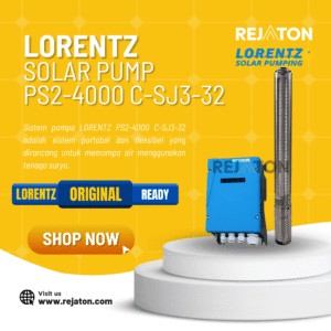 Pompa Air Tenaga Surya PS2-4000 C-SJ3-32 Lorentz