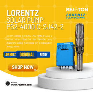 Pompa Air Tenaga Surya PS2-4000 C-SJ42-2 Lorentz