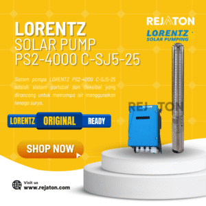 Pompa Air Tenaga Surya PS2-4000 C-SJ5-25 Lorentz