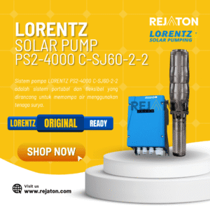 Pompa Air Tenaga Surya PS2-4000 C-SJ60-2-2 Lorentz