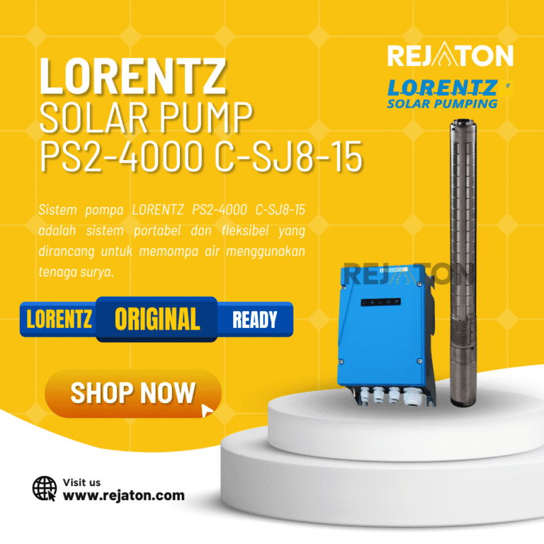 Pompa Air Tenaga Surya PS2-4000 C-SJ8-15 Lorentz