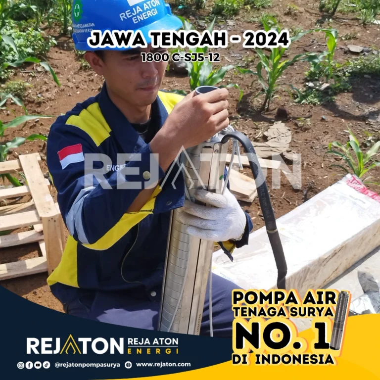 Proyek Pompa Air Tenaga Surya untuk Irigasi di Jawa Tengah (2024)