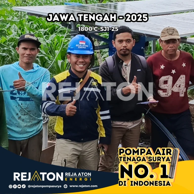 Proyek Pompa Air Tenaga Surya untuk Irigasi di Jawa Tengah (2025)