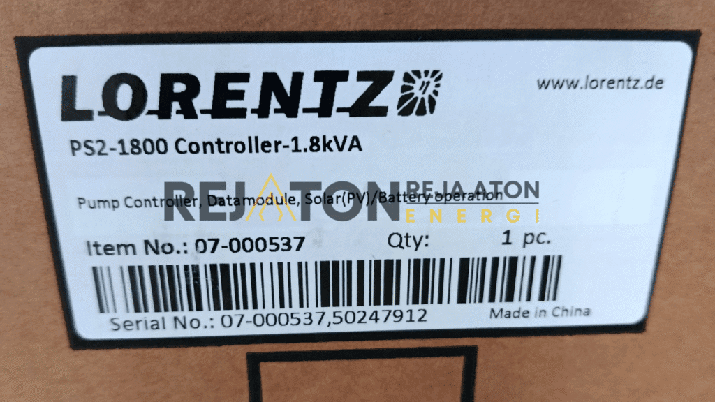 Harga Pompa Air Tenaga Surya Lorentz PS2-1800 HRE-04H Lengkap dan Ready Stok