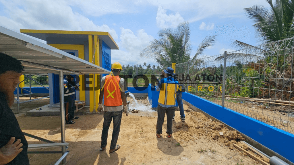 ompa Sibel PS2-1800 1-25 siap pakai untuk sistem air bersih dan proyek Dana Desa di Aceh, Distributor Resmi Pompa Sibel Tenaga Surya di Serang