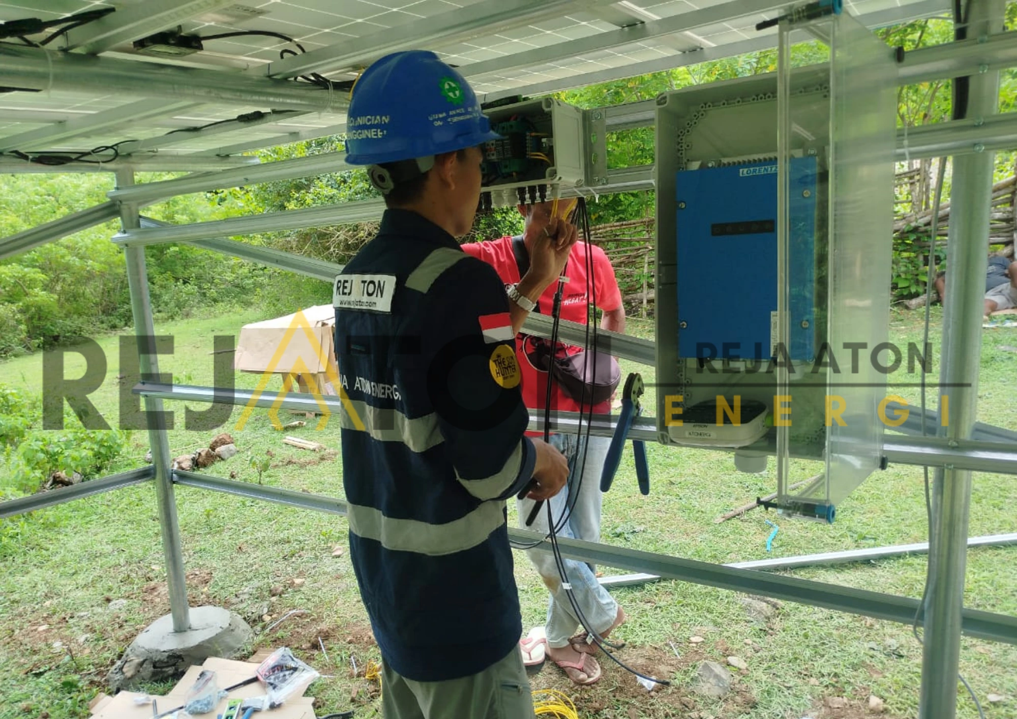 pompa tenaga surya proyek air bersih,Spesifikasi Pompa Tenaga Surya Head : 80 meter Debit : 4 liter/detik PS24000 8-15 di Banyumas